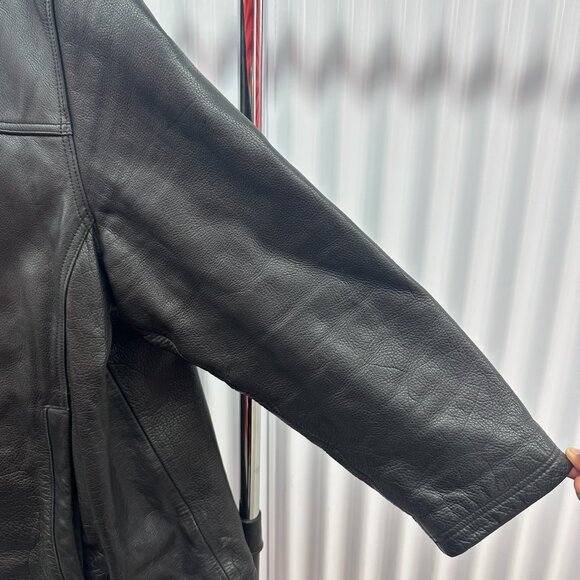 Wilsons Leather Boxy Leather Coat - Picture 5 of 8